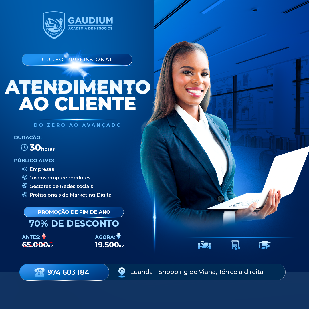 Capa Curso Atendimento ao Cliente